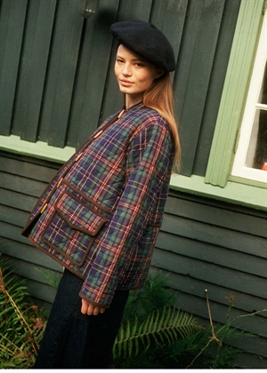 Adriane jakke Green Check Sissel Edelbo